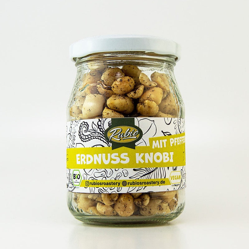 Bio Erdnüsse mit Knoblauch und Pfeffer